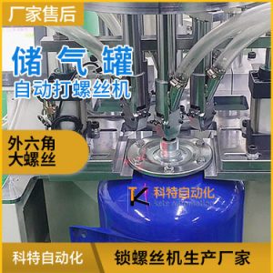 儲(chǔ)氣罐子自動(dòng)打螺絲機(jī)器 伺服大扭力外六角螺絲機(jī)視頻案例展示